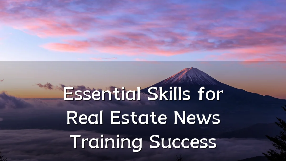 Essential Skills for Real Estate News Training Success