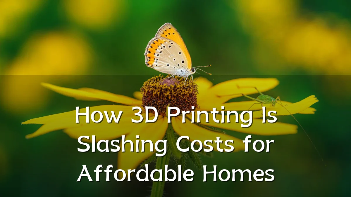 How 3D Printing Is Slashing Costs for Affordable Homes