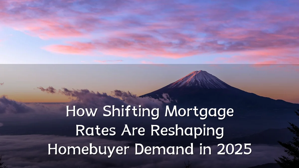 How Shifting Mortgage Rates Are Reshaping Homebuyer Demand in 2025