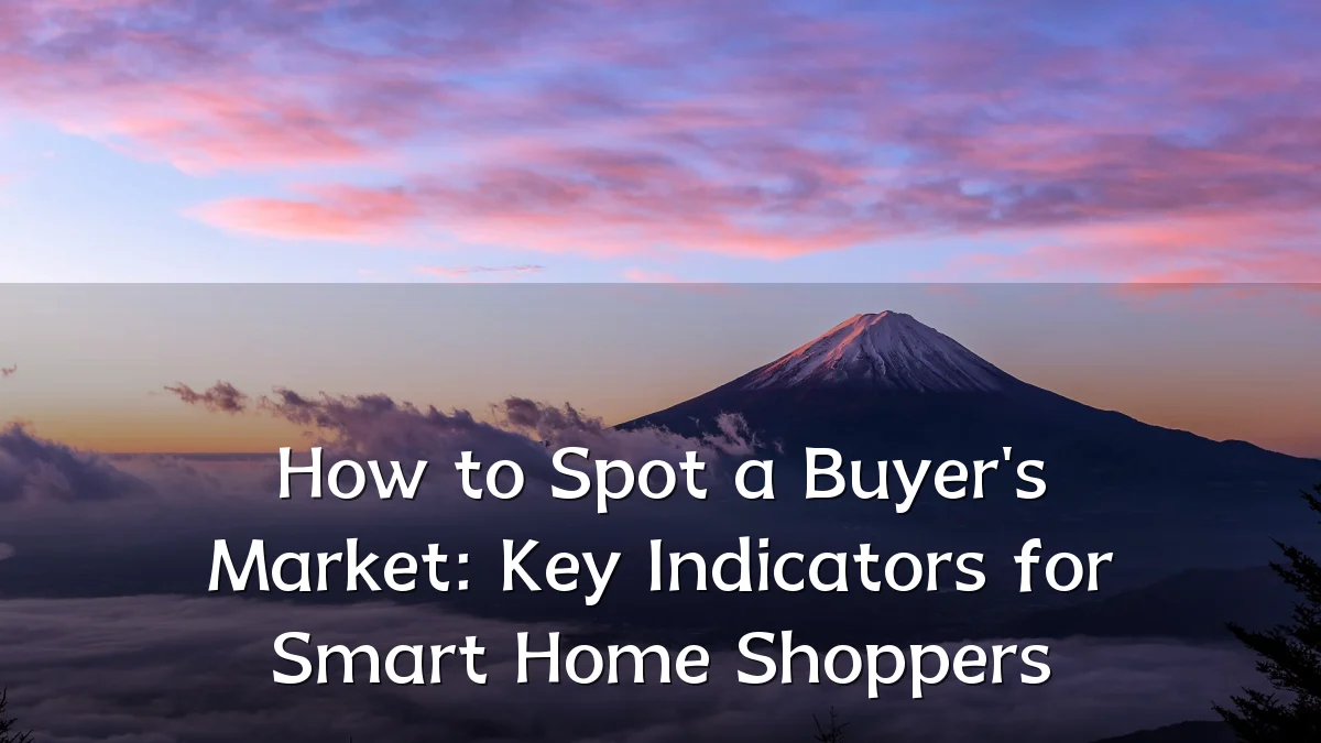 How to Spot a Buyer's Market: Key Indicators for Smart Home Shoppers