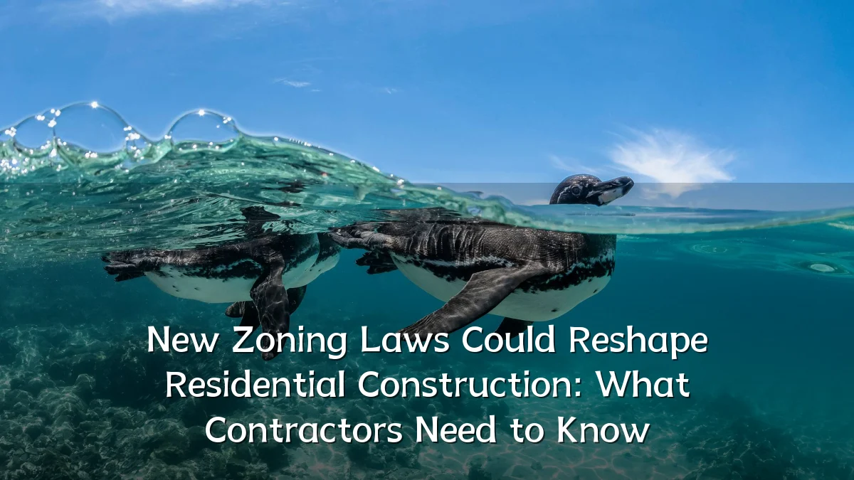 New Zoning Laws Could Reshape Residential Construction: What Contractors Need to Know