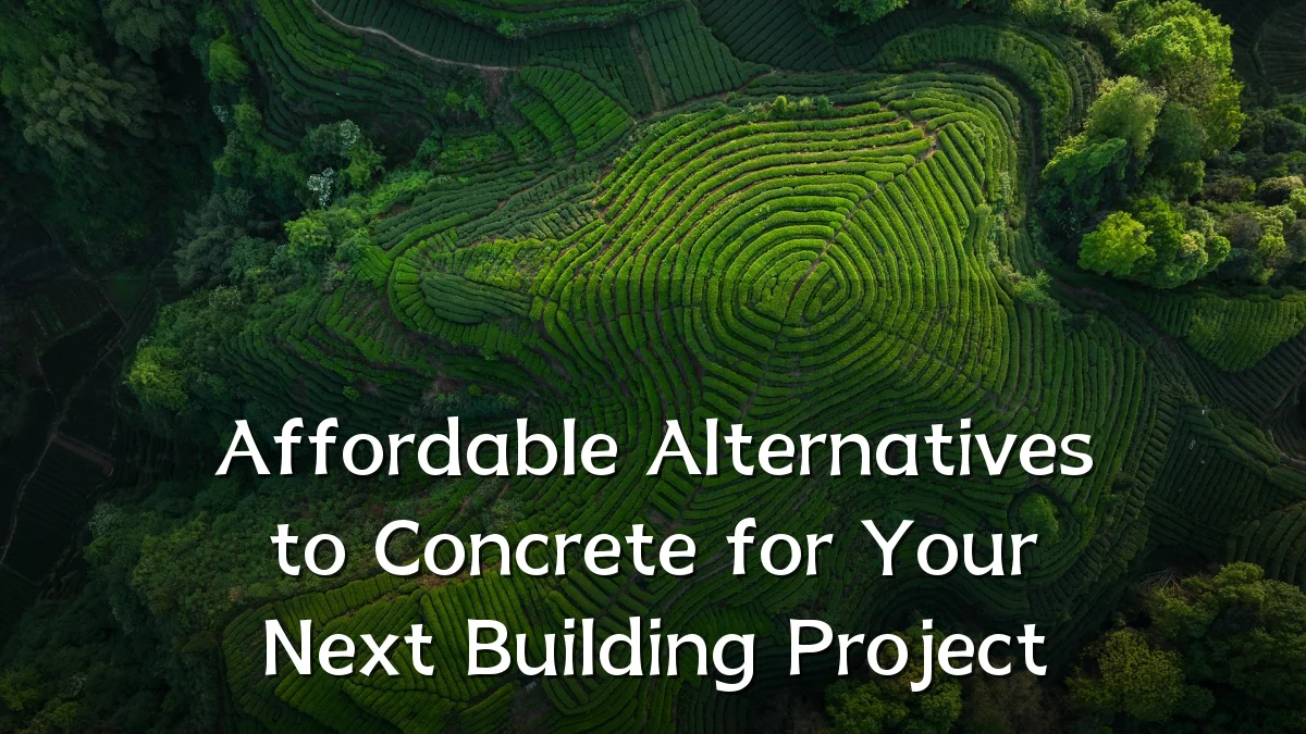 Affordable Alternatives to Concrete for Your Next Building Project