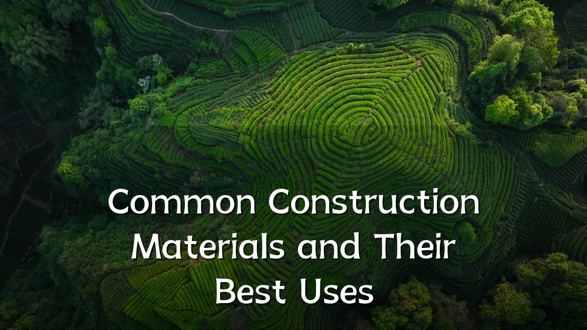 Common Construction Materials and Their Best Uses