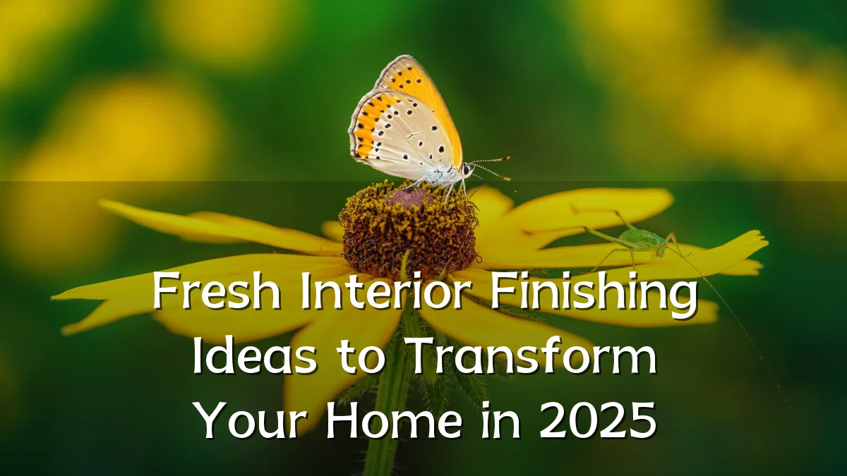 Fresh Interior Finishing Ideas to Transform Your Home in 2025