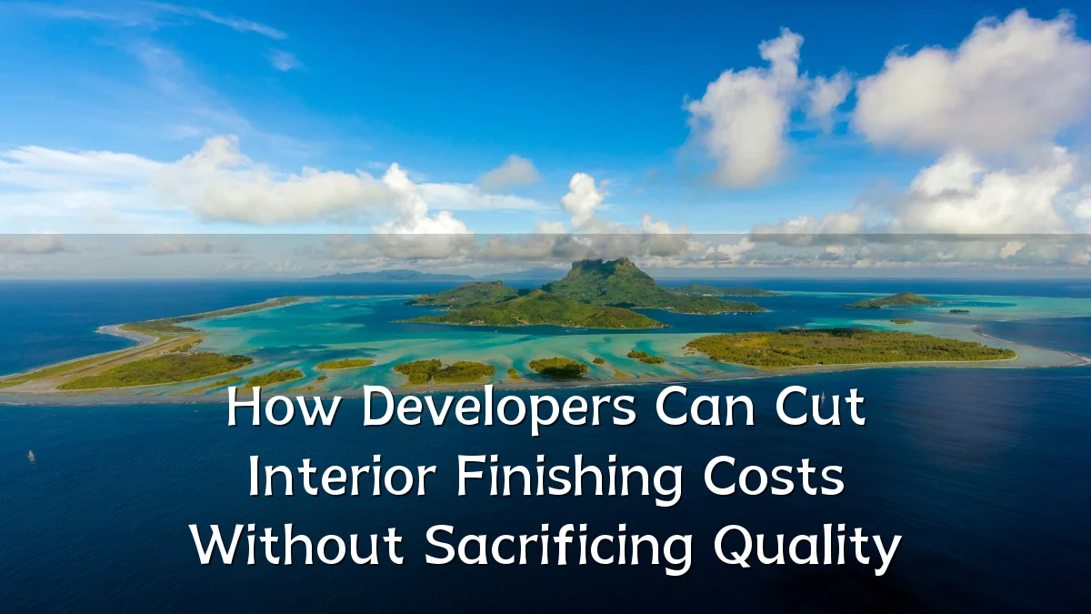 How Developers Can Cut Interior Finishing Costs Without Sacrificing Quality