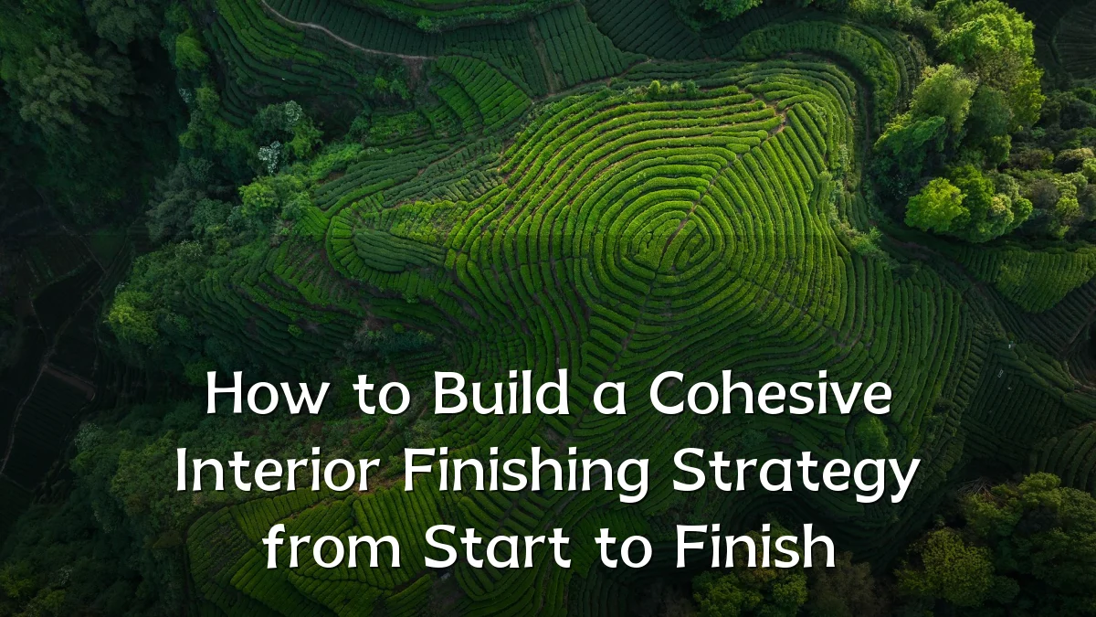 How to Build a Cohesive Interior Finishing Strategy from Start to Finish