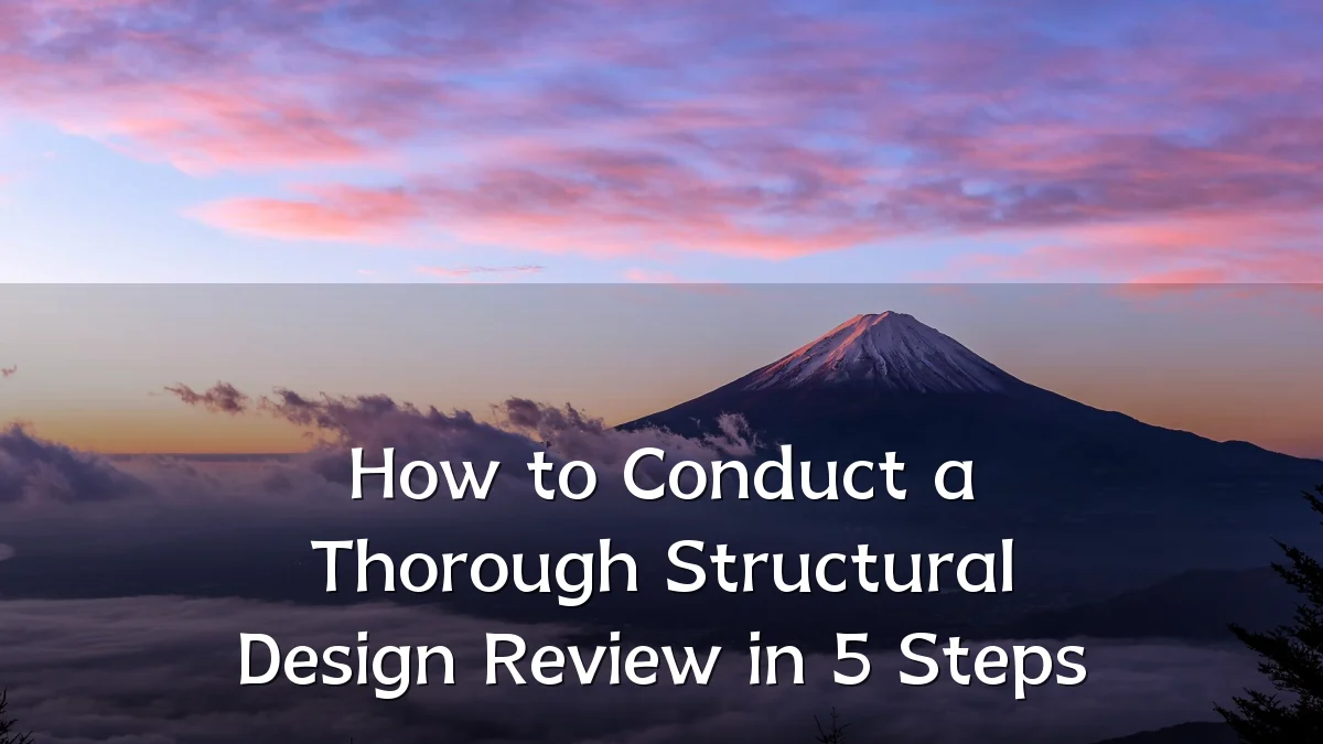 How to Conduct a Thorough Structural Design Review in 5 Steps