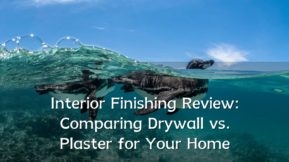 Interior Finishing Review: Comparing Drywall vs. Plaster for Your Home