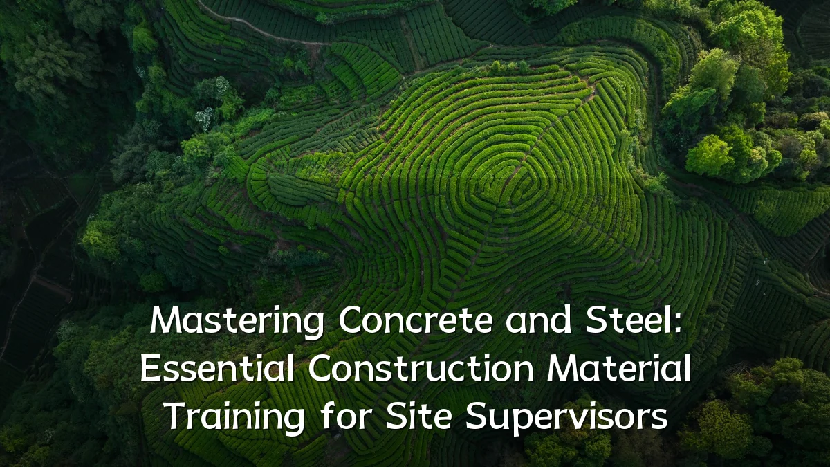 Mastering Concrete and Steel: Essential Construction Material Training for Site Supervisors