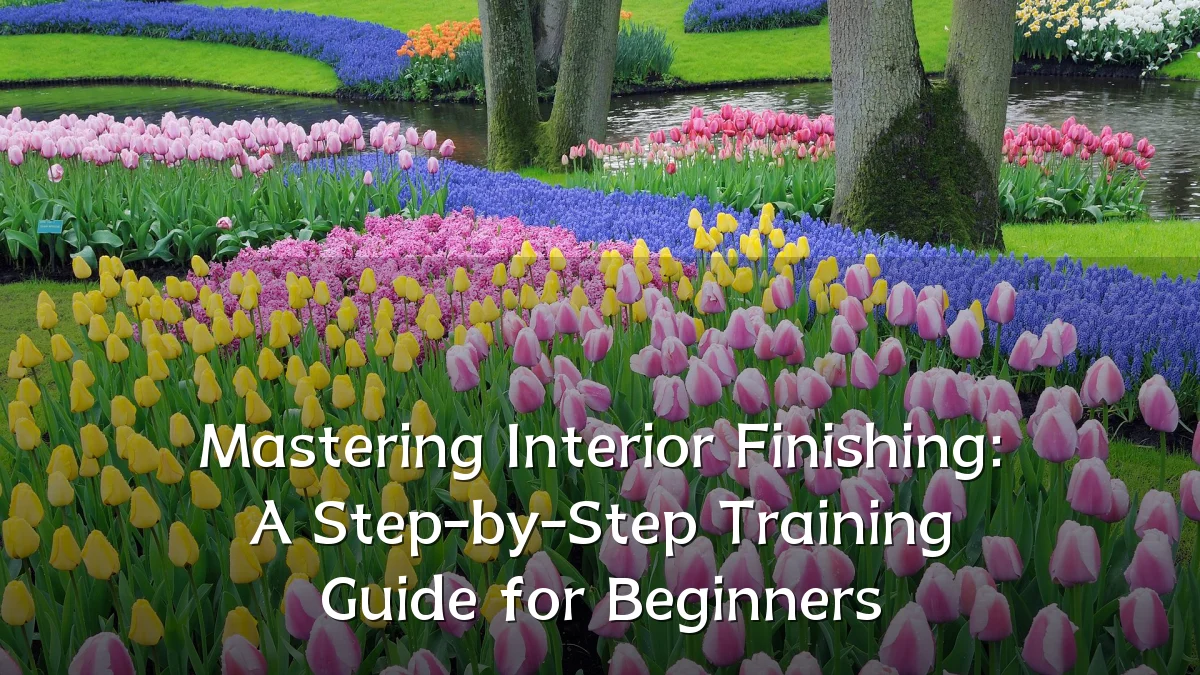 Mastering Interior Finishing: A Step-by-Step Training Guide for Beginners
