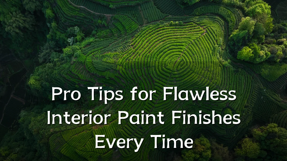 Pro Tips for Flawless Interior Paint Finishes Every Time