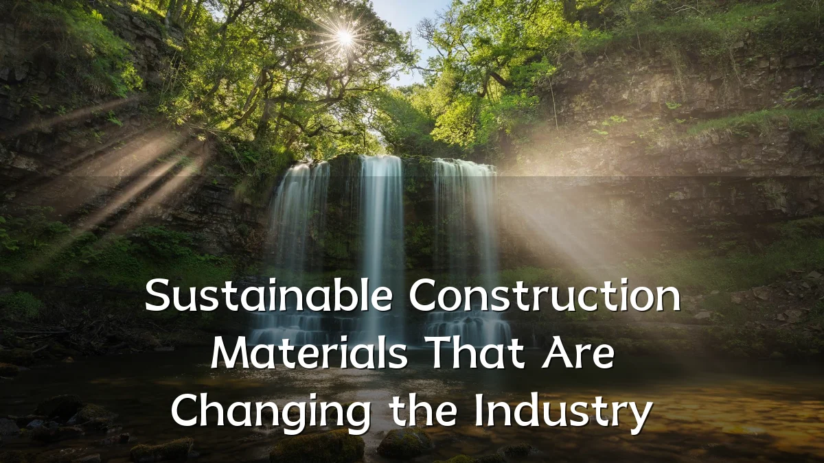 Sustainable Construction Materials That Are Changing the Industry
