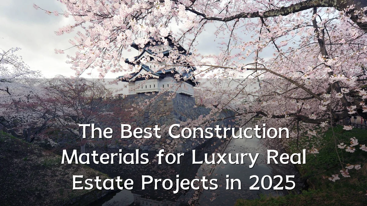 The Best Construction Materials for Luxury Real Estate Projects in 2025