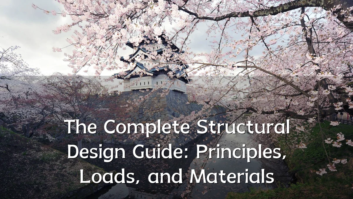The Complete Structural Design Guide: Principles, Loads, and Materials