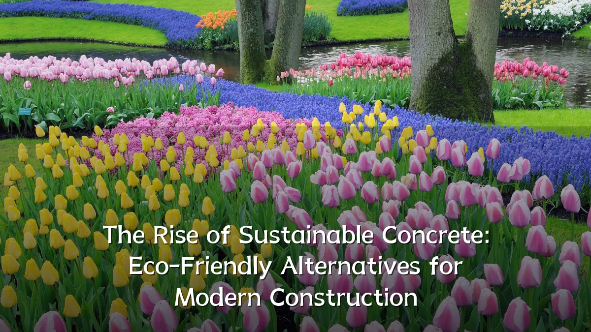 The Rise of Sustainable Concrete: Eco-Friendly Alternatives for Modern Construction